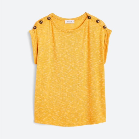 Mercy Button Sleeve Detail Knit Top - Picture 5 of 5